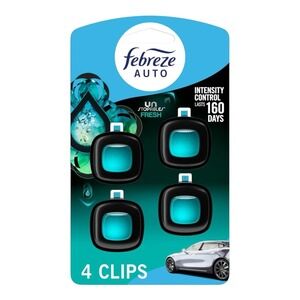 Febreze - Auto Unstopables Vent Clip (0.07 oz) - Car Air Freshener